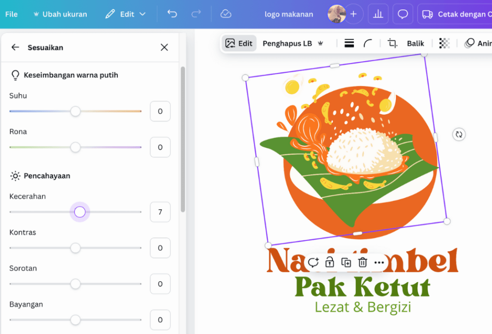 Panduan Lengkap Cara Membuat Logo Brand Makanan Gratis Online Untuk Pemula